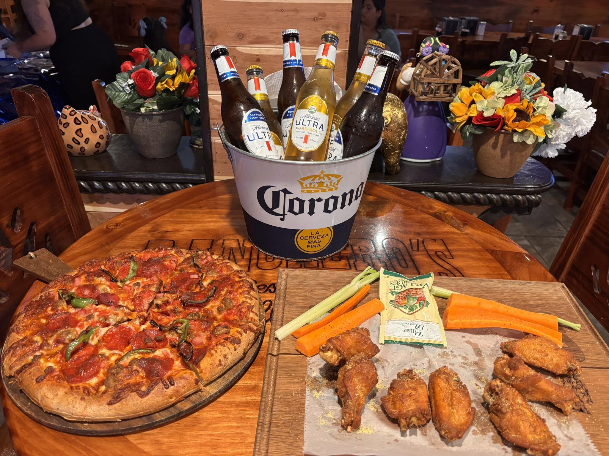 Ranchero's food and restaurant atmosphere